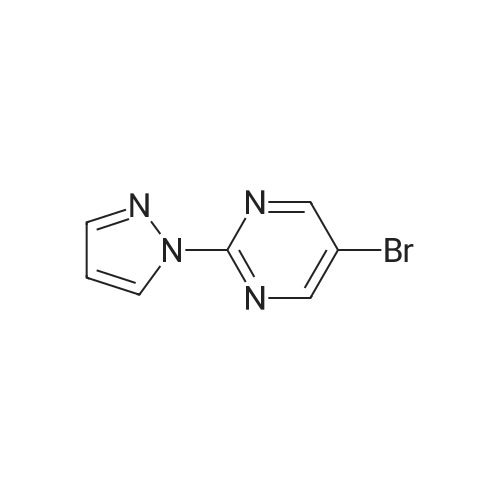5-Bromo-2-pyrazol-1-yl-pyrimidine