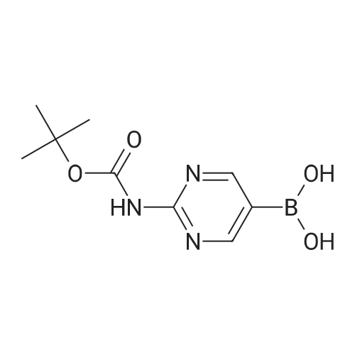 (2-((tert-Butoxycarbonyl)amino)pyrimidin-5-yl)boronic acid