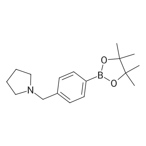 1-(4-(4,4,5,5-Tetramethyl-1,3,2-dioxaborolan-2-yl)benzyl)pyrrolidine