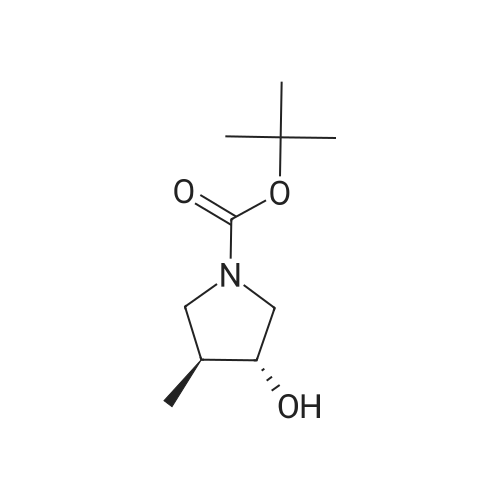 (3R,4S)-rel-tert-Butyl 3-hydroxy-4-methylpyrrolidine-1-carboxylate