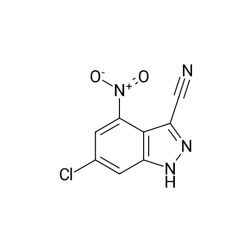 885519-37-9  6-Chloro-4-nitro-1H-indazole-3-carbonitrile