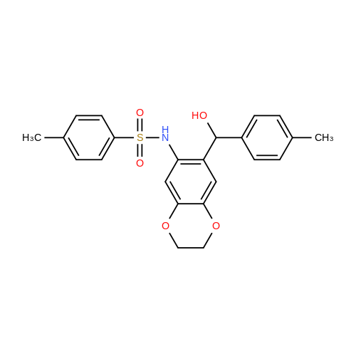 886493-39-6  N-(7-(Hydroxy(p-tolyl)methyl)-2,3-dihydrobenzo[b][1,4]dioxin-6-yl)-4-methylbenzenesulfo