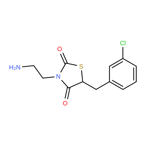 886508-32-3  3-(2-Aminoethyl)-5-(3-chlorobenzyl)thiazolidine-2,4-dione