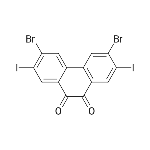 3,6-Dibromo-2,7-diiodophenanthrene-9,10-dione