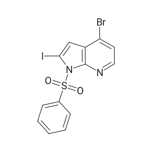 4-Bromo-2-iodo-1-(phenylsulfonyl)-1H-pyrrolo[2,3-b]pyridine