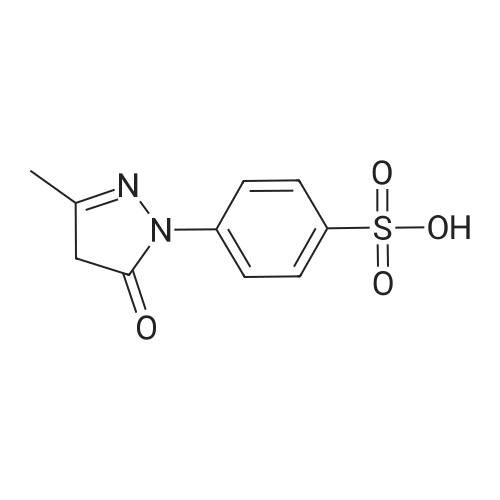 4-(3-Methyl-5-oxo-4,5-dihydro-1H-pyrazol-1-yl)benzenesulfonic acid