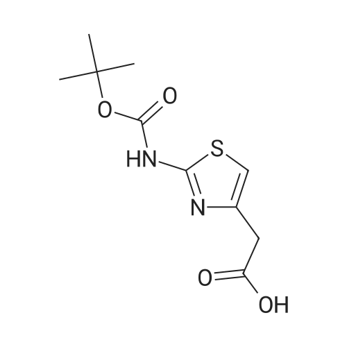 89336-46-9|2-(2-((tert-Butoxycarbonyl)amino)thiazol-4-yl)acetic acid