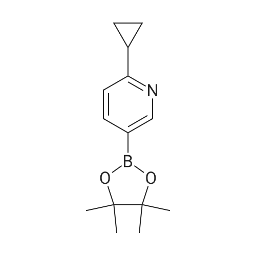 2-Cyclopropyl-5-(4,4,5,5-tetramethyl-1,3,2-dioxaborolan-2-yl)pyridine