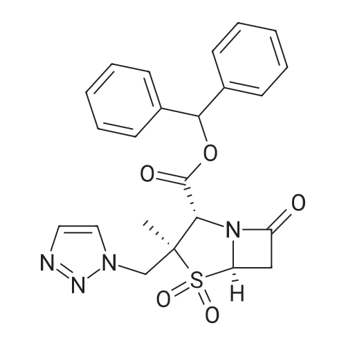 Benzhydryl (2S,3S,5R)-3-((1H-1,2,3-triazol-1-yl)methyl)-3-methyl-7-oxo-4-thia-1-azabicyclo[3.2.0]hep