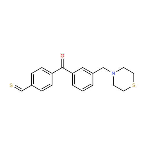 898762-98-6  4'-Thiomethyl-3-thiomorpholinomethyl benzophenone