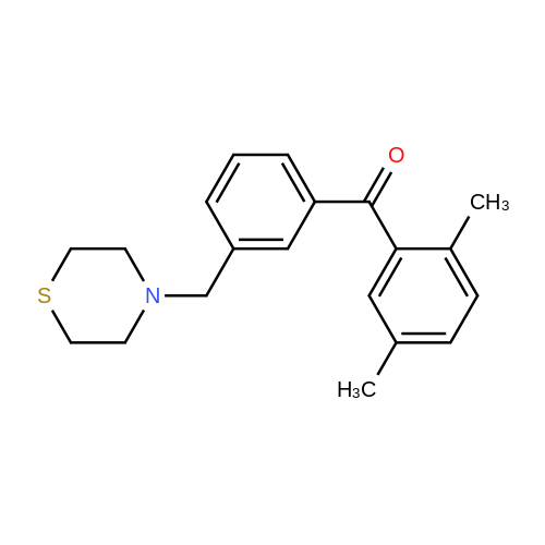 898763-16-1  2,5-Dimethyl-3'-thiomorpholinomethyl benzophenone