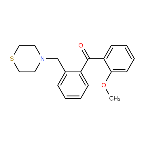 898781-47-0  2-Methoxy-2'-thiomorpholinomethyl benzophenone