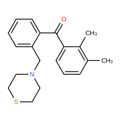 898781-82-3  2,3-Dimethyl-2'-thiomorpholinomethyl benzophenone