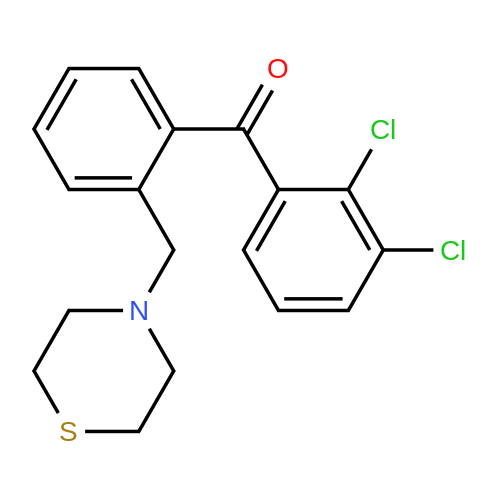 898782-26-8  2,3-Dichloro-2'-thiomorpholinomethyl benzophenone