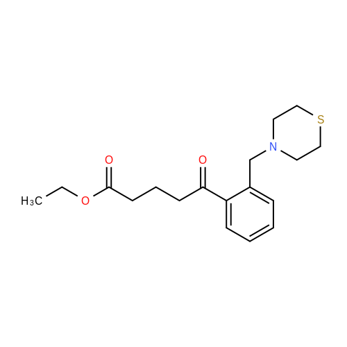 898782-62-2  Ethyl 5-oxo-5-[2-(thiomorpholinomethyl)phenyl]valerate