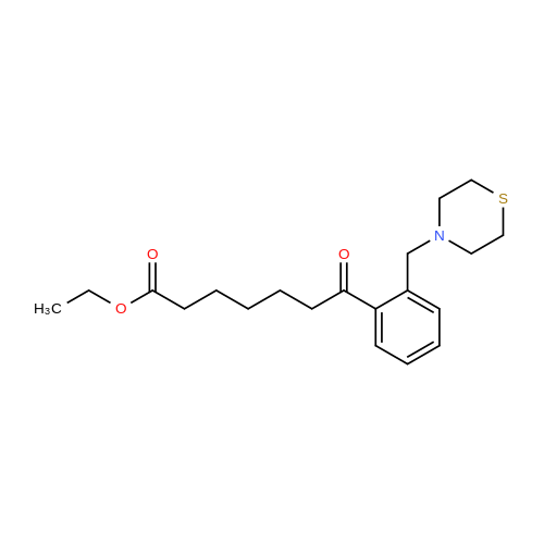 898782-66-6  Ethyl 7-oxo-7-[2-(thiomorpholinomethyl)phenyl]heptanoate