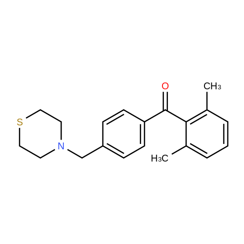 898782-77-9  2,6-Dimethyl-4'-thiomorpholinomethyl benzophenone