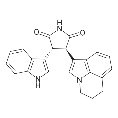 (3R,4R)-3-(5,6-Dihydro-4H-pyrrolo[3,2,1-ij]quinolin-1-yl)-4-(1H-indol-3-yl)pyrrolidine-2,5-dione