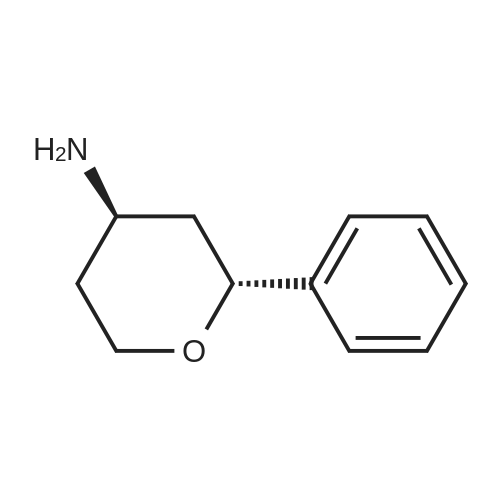 rel-(2R,4R)-2-Phenyltetrahydro-2H-pyran-4-amine