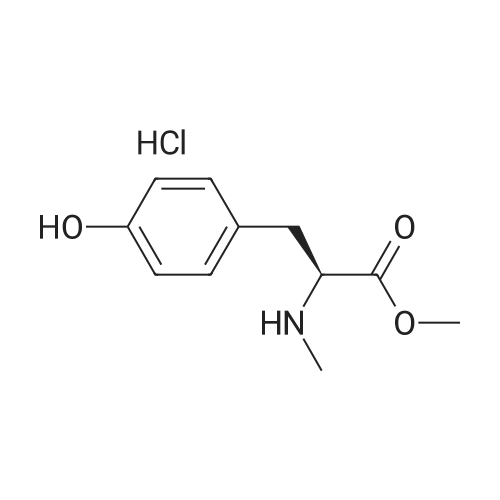(S)-Methyl 3-(4-hydroxyphenyl)-2-(methylamino)propanoate hydrochloride