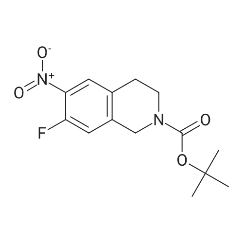 tert-Butyl 7-fluoro-6-nitro-3,4-dihydroisoquinoline-2(1H)-carboxylate