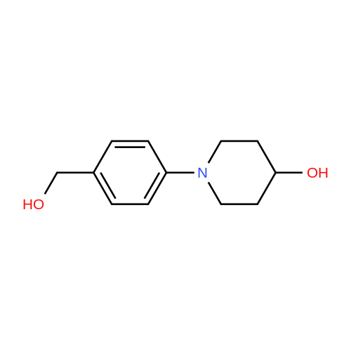 1-(4-(Hydroxymethyl)phenyl)piperidin-4-ol