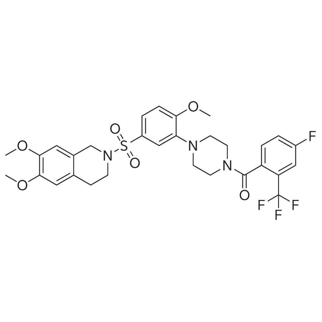 (4-(5-((6,7-Dimethoxy-3,4-dihydroisoquinolin-2(1H)-yl)sulfonyl)-2-methoxyphenyl)piperazin-1-yl)(4-fl
