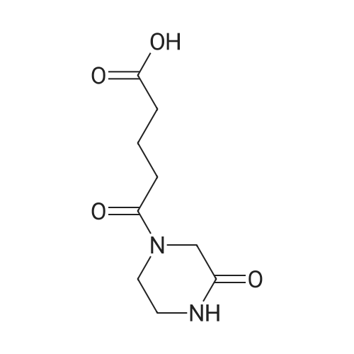 5-Oxo-5-(3-oxopiperazin-1-yl)pentanoic acid