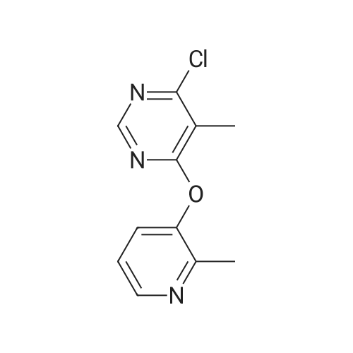 4-Chloro-5-methyl-6-((2-methylpyridin-3-yl)oxy)pyrimidine