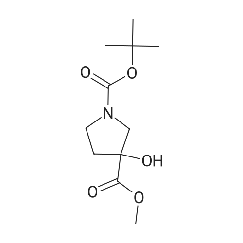 1-tert-Butyl 3-methyl 3-hydroxypyrrolidine-1,3-dicarboxylate