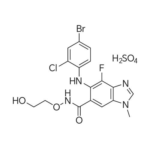 5-((4-Bromo-2-chlorophenyl)amino)-4-fluoro-N-(2-hydroxyethoxy)-1-methyl-1H-benzo