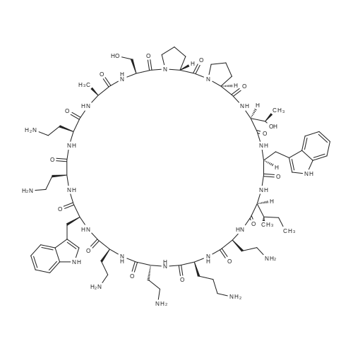 (6S,9S,12S,15S,18S,21S,24R,27S,30S,33S,36S,39S,41aS,46aR)-18,36-Bis((1H-indol-3-yl)methyl)-12,15,21,