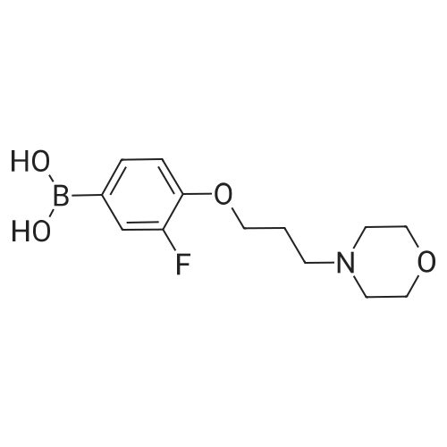 (3-fluoro-4-(3-morpholinopropoxy)phenyl)boronic acid