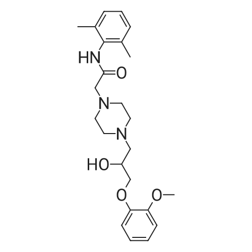N-(2,6-Dimethylphenyl)-2-(4-(2-hydroxy-3-(2-methoxyphenoxy)propyl)piperazin-1-yl)acetamide