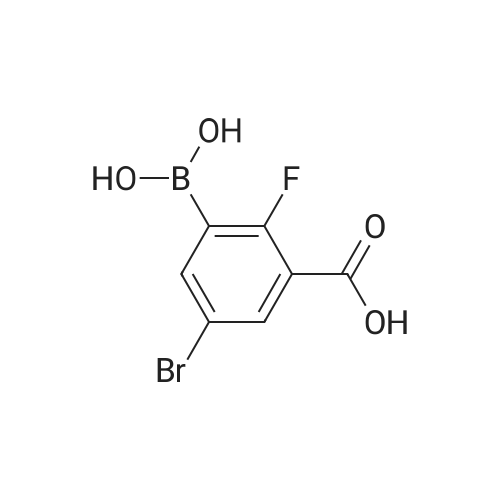 3-Borono-5-bromo-2-fluorobenzoic acid