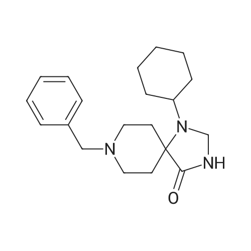 8-Benzyl-1-cyclohexyl-1,3,8-triazaspiro[4.5]decan-4-one