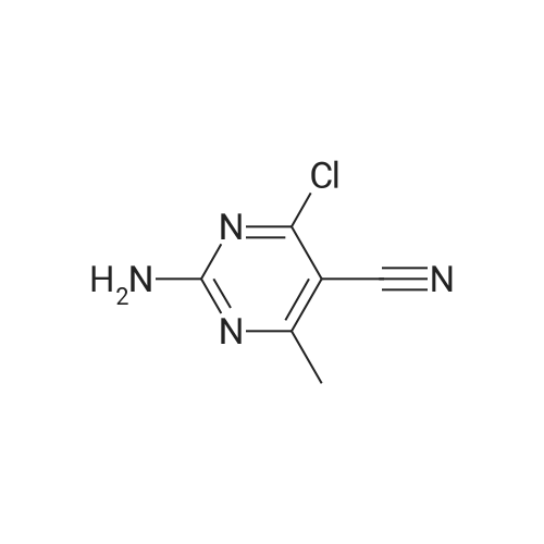 2-Amino-4-chloro-6-methylpyrimidine-5-carbonitrile