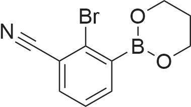 2-Bromo-3-(1,3,2-dioxaborinan-2-yl)benzonitrile