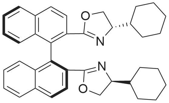 (S)-2,2'-Bis((S)-4-cyclohexyl-4,5-dihydrooxazol-2-yl)-1,1'-binaphthalene