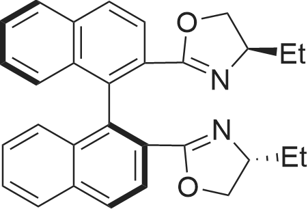 (S)-2,2'-Bis((R)-4-ethyl-4,5-dihydrooxazol-2-yl)-1,1'-binaphthalene