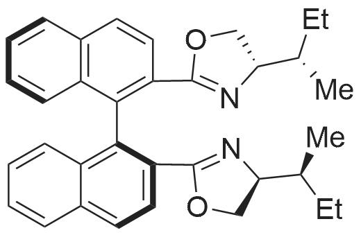 (S)-2,2'-Bis((S)-4-((S)-sec-butyl)-4,5-dihydrooxazol-2-yl)-1,1'-binaphthalene