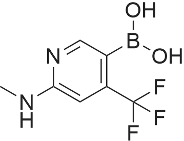 (6-(Methylamino)-4-(trifluoromethyl)pyridin-3-yl)boronic acid